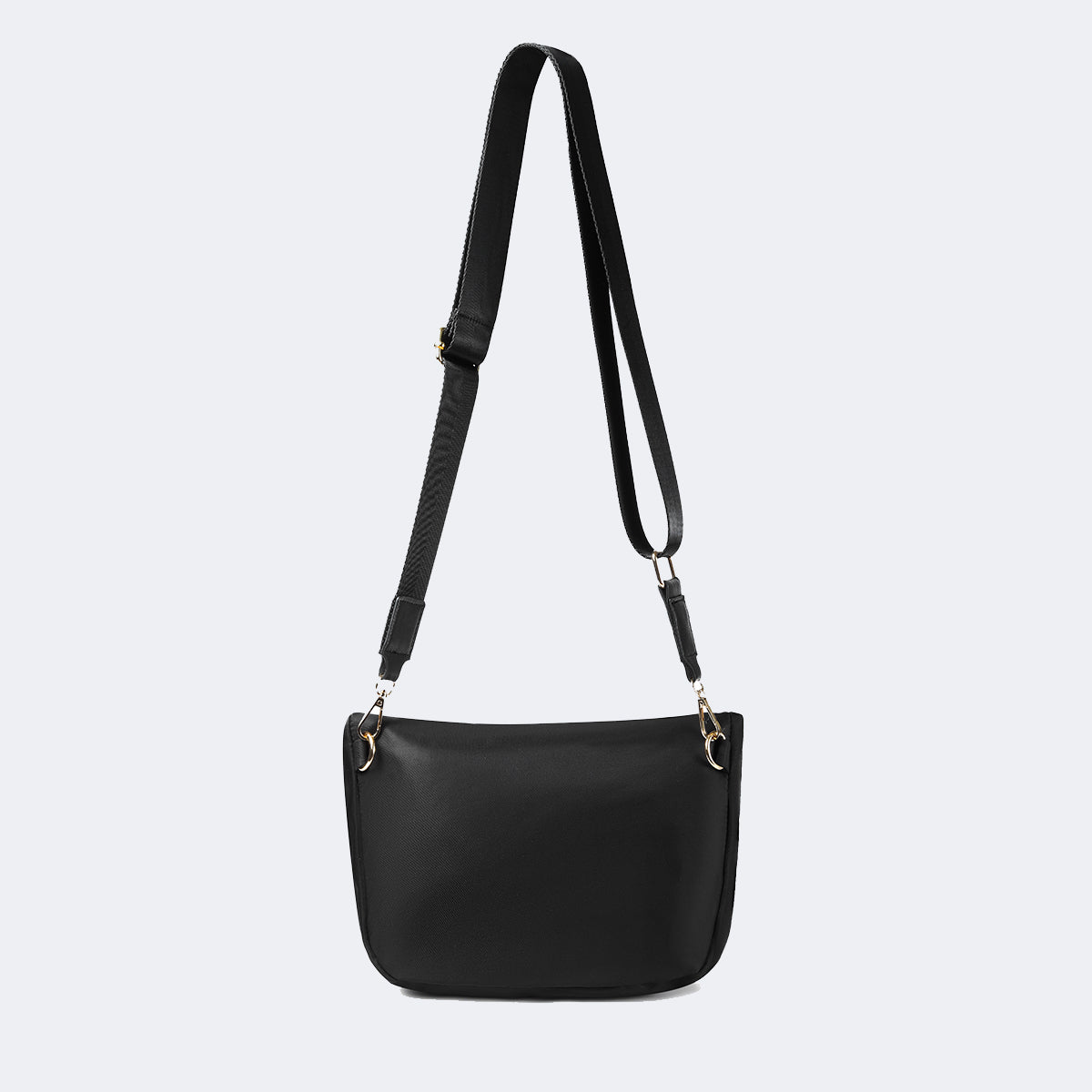 Nylon Flap Crossbody Bag